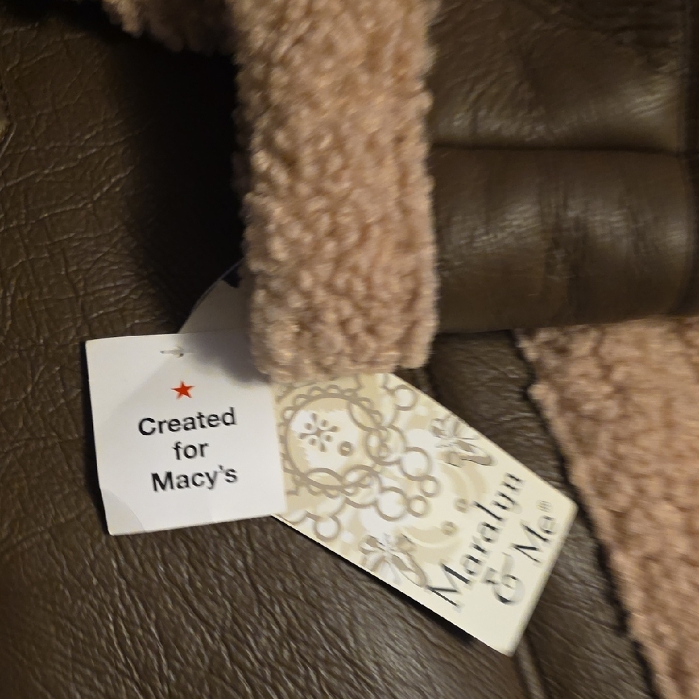 Macy's Brown and Cream Teddy Jacket - Picture 5 of 10